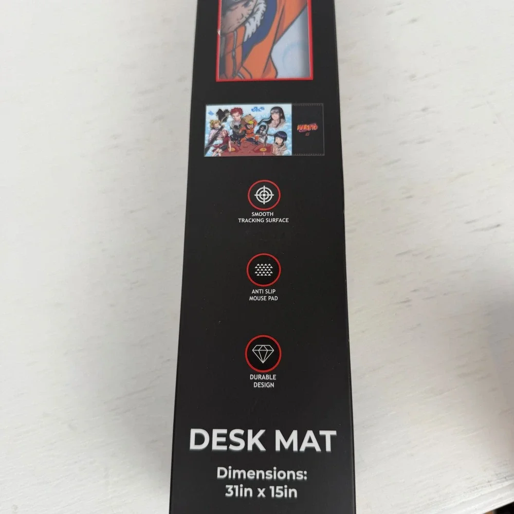 Naruto Shippuden Desk Mat 31x15 CultureFly Large Gaming Mouse Pad Anime Group